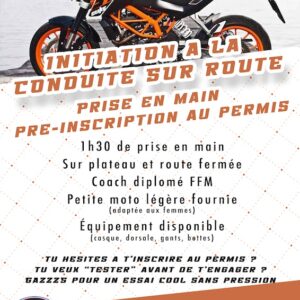 INITIATION À LA CONDUITE MOTO